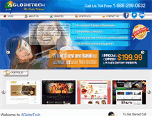Tablet Screenshot of aglobetech.com